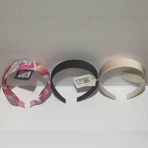 Multicolor, black & Neutral Headband Set (3piece)